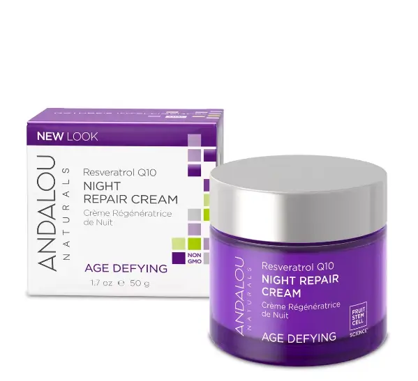 andalou naturals resveratrol q10 night repair cream